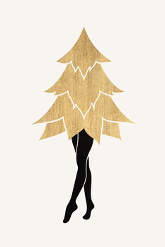 Illustration Lady Gaga At Christmas (No.1)
