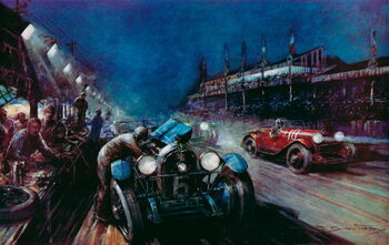 Reprodução do quadro Le Mans 24-hour race