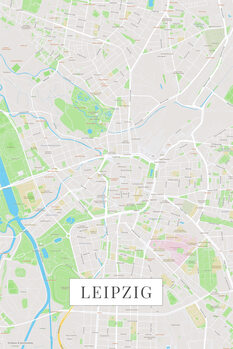 Map Leipzig color