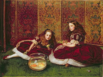 Reprodução do quadro Leisure Hours, 1864