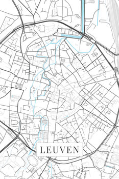 Kartta Leuven white