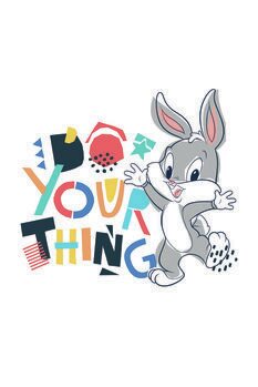 Art Poster Looney Tunes - Little bunny
