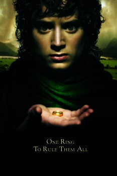 Impressão de arte Lord of the Rings - One Ring to Rule them All