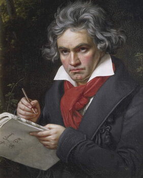 Reprodução do quadro Ludwig van Beethoven