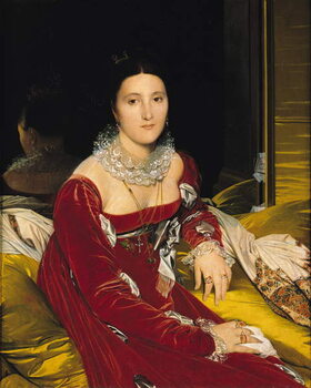 Reprodução do quadro Madame de Senonnes
