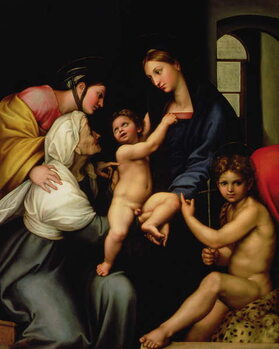 Reprodução do quadro Madonna dell'Impannata