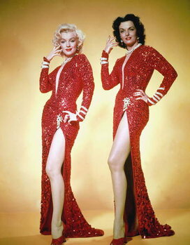 Art Photography Marilyn Monroe And Jane Russell