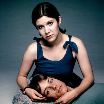 Fine Art Print Mark Hamill And Carrie Fisher