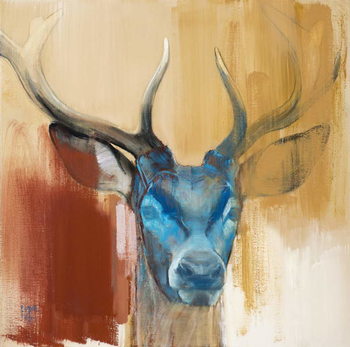 Fine Art Print Mask (young stag), 2014,
