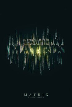 Art Poster Matrix - Glitch in the Matrix