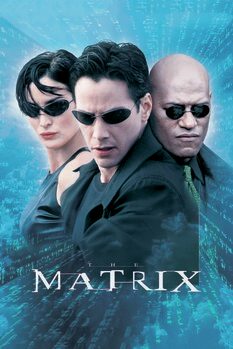 Impressão de arte Matrix - Neo, Trinity e Morpheus