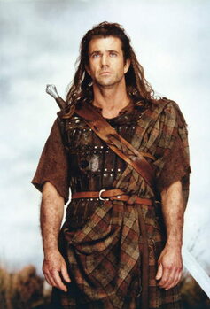 Arte Fotográfica Mel Gibson, Braveheart, 1995