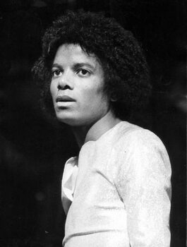 Arte Fotográfica MICHAEL JACKSON on stage before The Jacksons first concert at The Rainbow Theatre