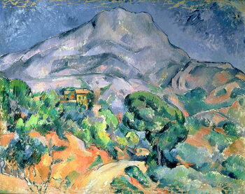 Reprodução do quadro Mont Sainte-Victoire, 1900