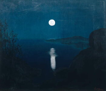 Reprodução do quadro Moonlight, 1907