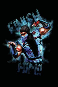 Art Poster Mortal Kombat - Finish him