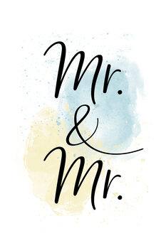 Ilustração Mr. & Mr.
