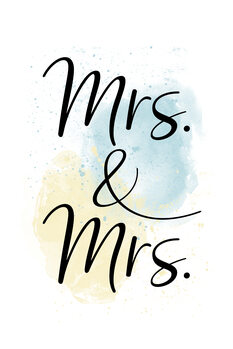 Illustration Mrs. & Mrs.
