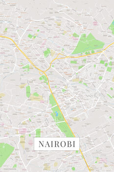 Map Nairobi color