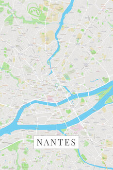 Kartta Nantes color