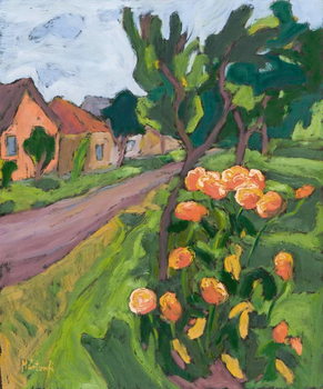 Reprodução do quadro Neighbour's Roses, 2008