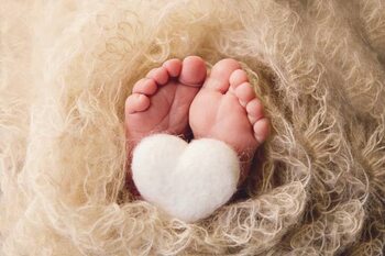 Valokuvataide Newborn Feet