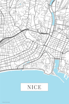 Map Nice white