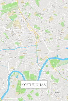 Map Nottingham color