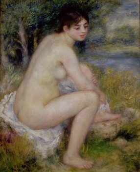 Taidejäljennös Nude in a Landscape, 1883