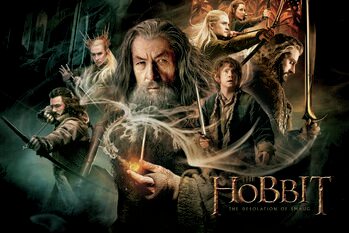 Impressão de arte O Hobbit: A Desolação de Smaug