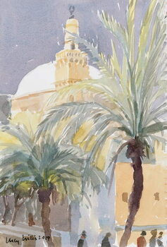 Reprodução do quadro Old City Palms II, Jerusalem, 2019