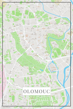 Map Olomouc color