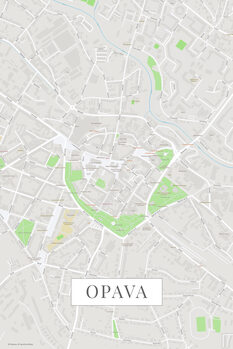Map Opava color