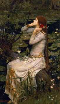 Reprodução do quadro Ophelia, 1894