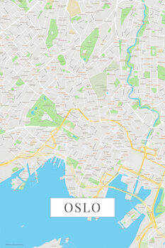 Map Oslo color