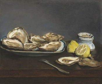 Reprodução do quadro Oysters, 1862
