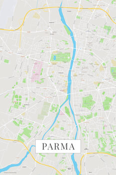 Map Parma color