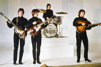 Arte Fotográfica Paul Mccartney, George Harrison, Ringo Starr And John Lennon.