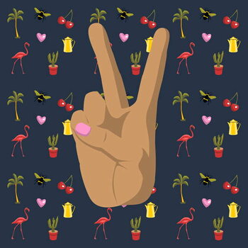 Fine Art Print Peace and Love