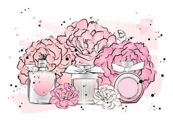 Illustration Peony Perfumes2