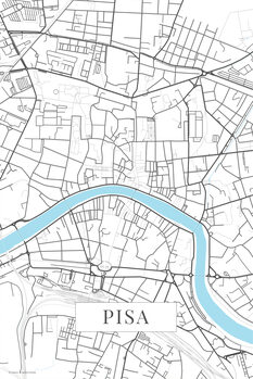 Map Pisa white
