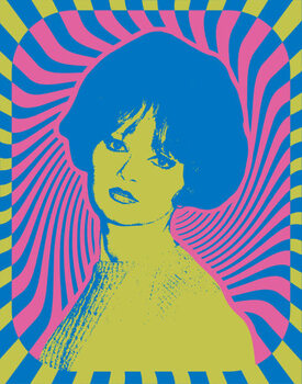 Impressão de arte Pop poster from the sixties v2