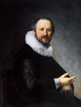 Fine Art Print Portrait of a sitting man, 1631