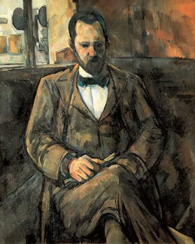 Reprodução do quadro "Portrait of Ambroise Vollard  art dealer