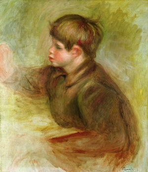Reprodução do quadro Portrait of Coco painting, c.1910-12