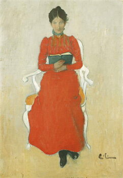 Fine Art Print Portrait of Dora Lamm, c.1900