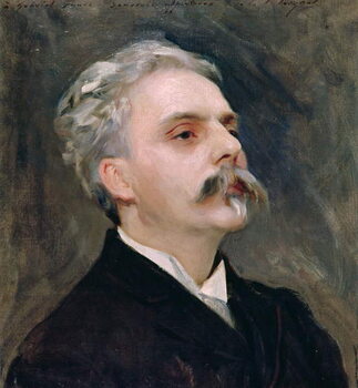 Reprodução do quadro Portrait of Gabriel Faure (1845-1924)