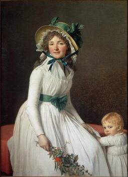 Reprodução do quadro Portrait of Madame Seriziat