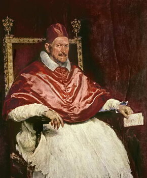 Reprodução do quadro Portrait of Pope Innocent X (1574-1655), 1650