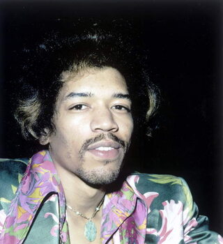 Art Photography Portrait of singer and guitarist Jimi Hendrix, 1970